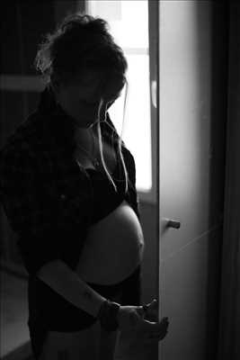 photo numérisée par le photographe Ombeline à Albert : photographie de grossesse