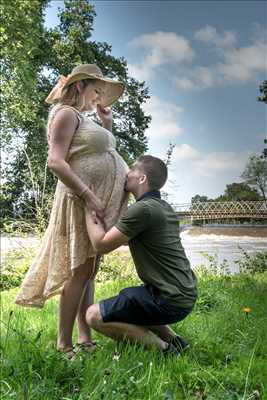 photo numérisée par le photographe Karine à Bourg-en-bresse : photographie de grossesse