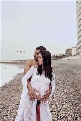 photo numérisée par le photographe laura à Nice : photo de grossesse