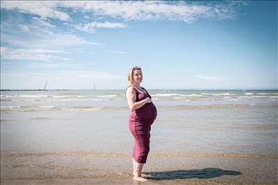 Shooting photo réalisé par Timothée intervenant à Granville : photographie de grossesse