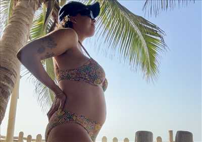 photo numérisée par le photographe thierry à Canet-en-Roussillon : photographie de grossesse