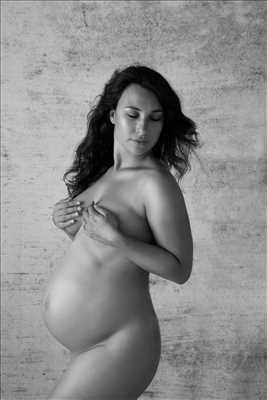 Exemple de shooting photo par Agnes à Biscarrosse : photo de grossesse
