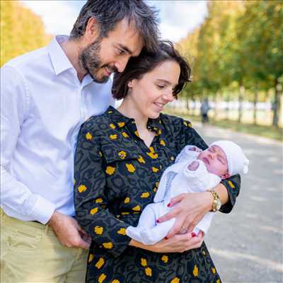 photo numérisée par le photographe Michèle à Mantes-la-Ville : photo de naissance