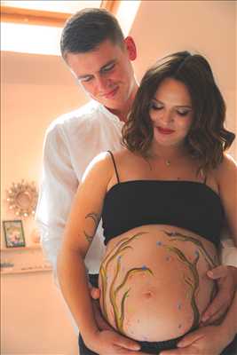 photo numérisée par le photographe Grégory à Ploemeur : photographie de grossesse