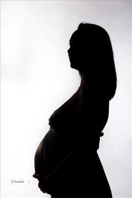 photo numérisée par le photographe benoist à Morlaix : photo de grossesse
