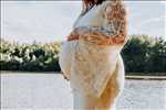 photo numérisée par le photographe Marion à Ussel : shooting grossesse