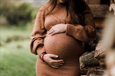 photo numérisée par le photographe Stéphani à Senlis : photographe grossesse à Senlis