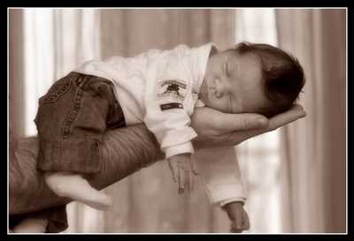 photo numérisée par le photographe BRUNO à Lavaur : shooting pour une naissance