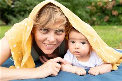 Shooting photo effectué par le photographe Cyndie à Paris : shooting photo pour nouveau né à Paris