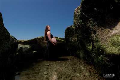 photo numérisée par le photographe Fanie à Le touquet-paris-plage : shooting grossesse