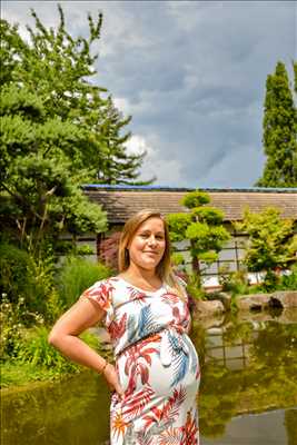 photo numérisée par le photographe Camille à La Baule Escoublac : shooting photo spécial grossesse à La Baule Escoublac