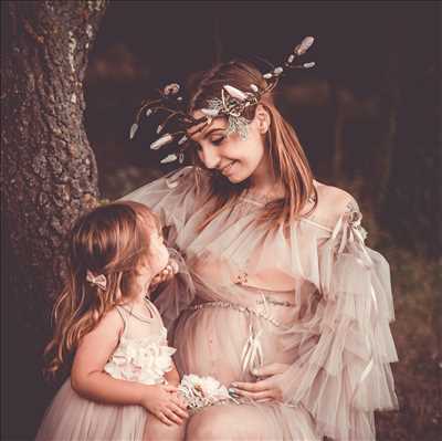 photo numérisée par le photographe Trinley à Céret : shooting grossesse