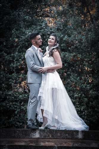 photo numérisée par le photographe Severine à Sommières : photographie de mariage