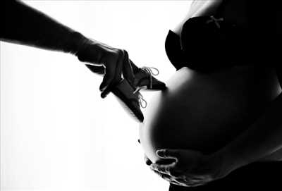 photo numérisée par le photographe Julie à Annecy : shooting photo spécial grossesse à Annecy