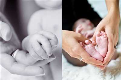 photo prise par le photographe Julie à Chamonix-Mont-Blanc : shooting pour une naissance