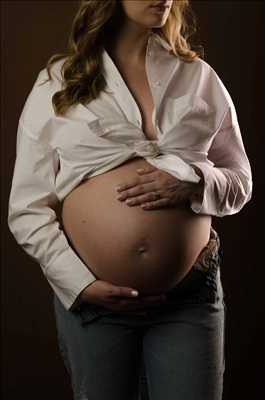 photo numérisée par le photographe Christophe à Meaux : shooting grossesse
