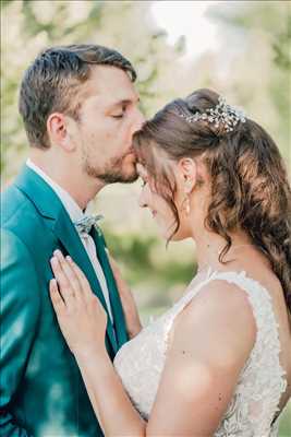 Shooting photo effectué par le photographe Franck à Carmaux : photo de mariage