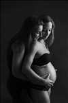 photo numérisée par le photographe Laetitia à Toulouse : photo de grossesse