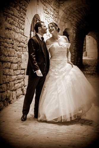 photo numérisée par le photographe Cyril à Alès : shooting mariage