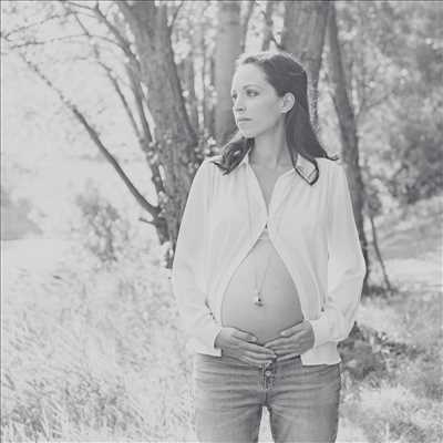 photo prise par le photographe Jessica à Saint-jean-de-maurienne : shooting grossesse
