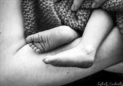 photo numérisée par le photographe Ingrid à Quimper : shooting pour une naissance