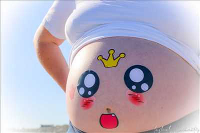 photo prise par le photographe Ingrid à Quimper : photo de grossesse