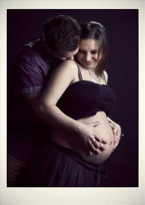 photo prise par le photographe jerome à Saint-Etienne : photo de grossesse
