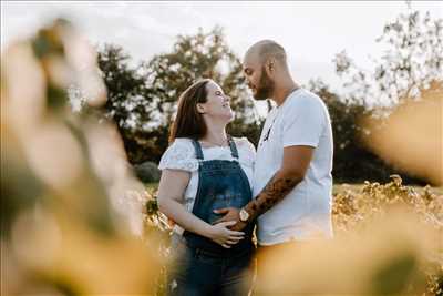 Shooting photo effectué par le photographe laurine à Bourg-en-bresse : shooting grossesse