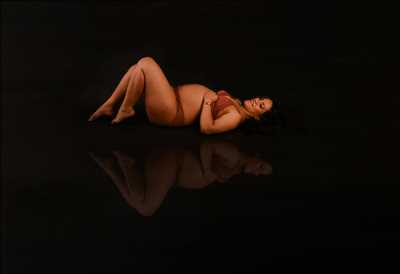 photo numérisée par le photographe laurence à Thionville : photo de grossesse